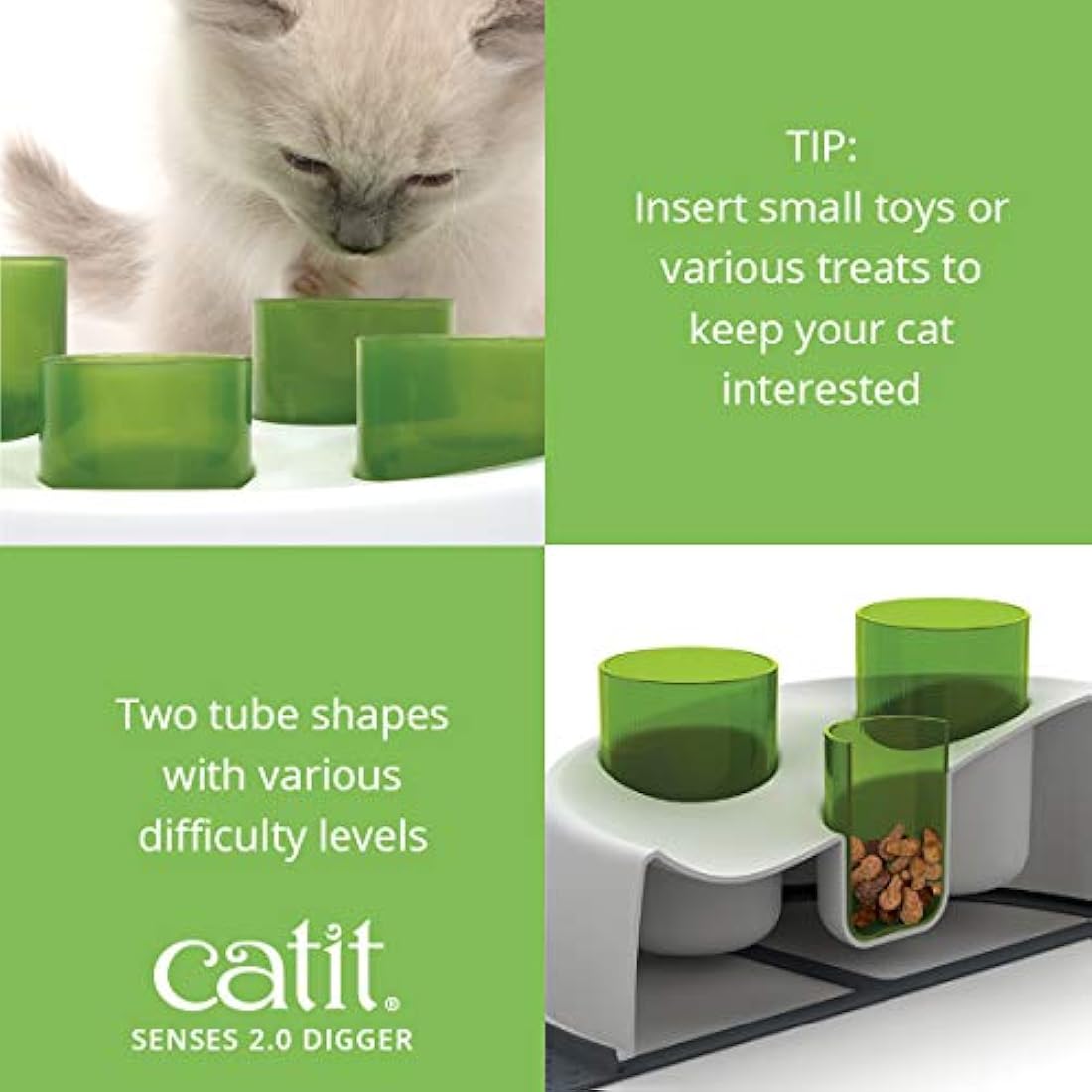 Catit Senses 2.0 Digger, Green