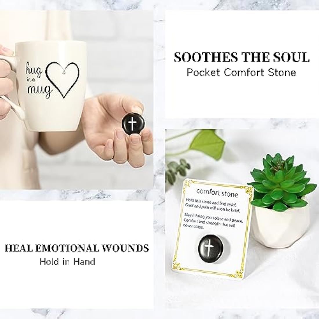 Sympathy Gift Baskets - Condolences Gift Box for Loss of Loved One, Sorry for Your Loss Gift Basket, Memorial Gifts for Mom, Dad, Husband - Bereavement Grief Gifts - Grieving Gift Box for Funeral