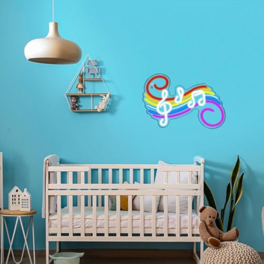Musical Note Neon Sign LED Neon Light for Wall Decor Musical Note Sign with USB Powered for Bar,Music Party,Nightclub,Studio,Gift