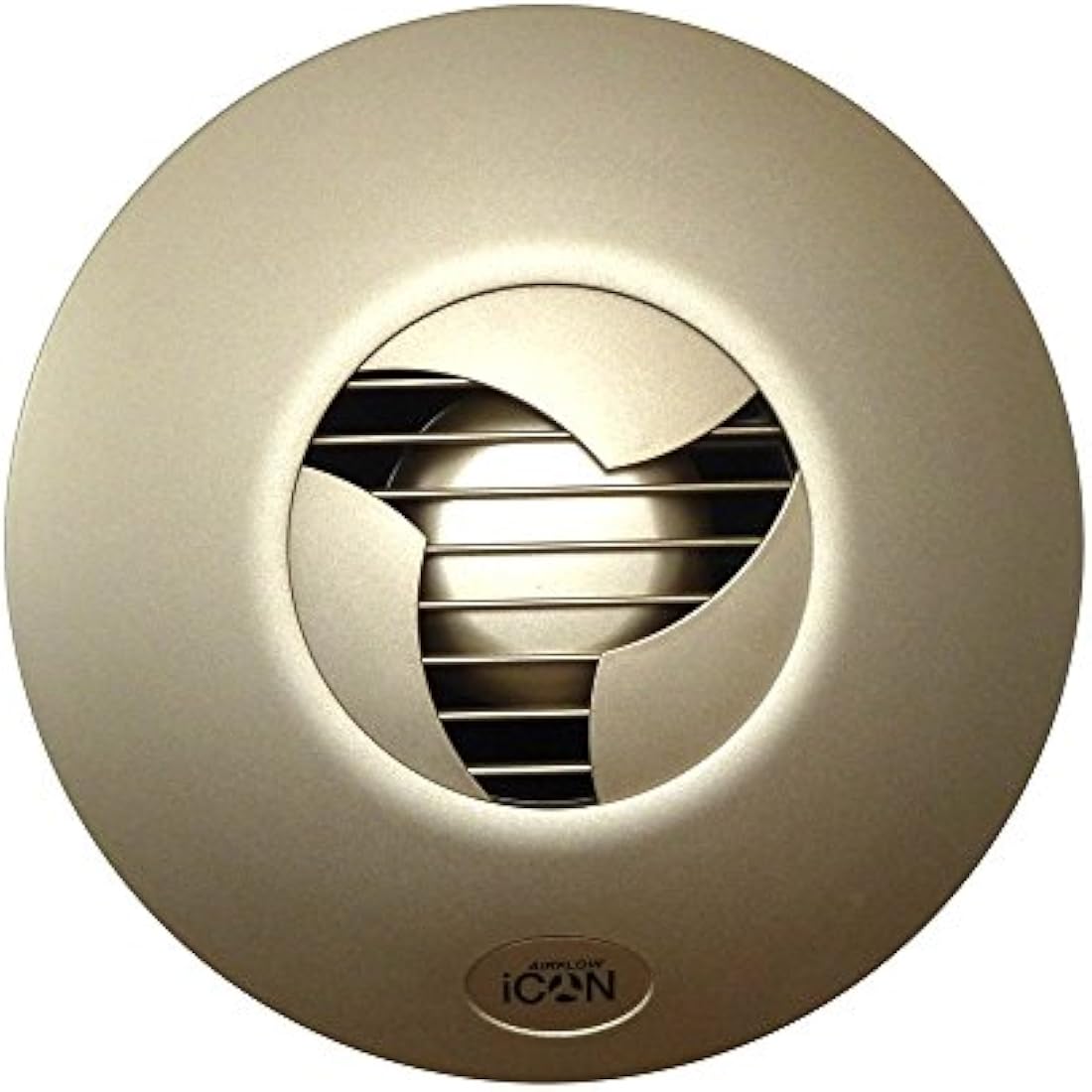 Airflow iCON 15 Fan Cover in Elegant Sandstone (Gold) – Designer Look for Bathrooms – Fits iCON 15 Extractor Fan