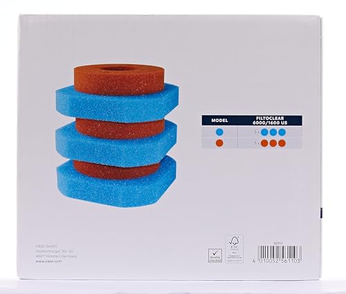 OASE 56110 Replacement Sponge Set FiltoClear 6000 | Filter Accessories | Replacement Part | Sponge