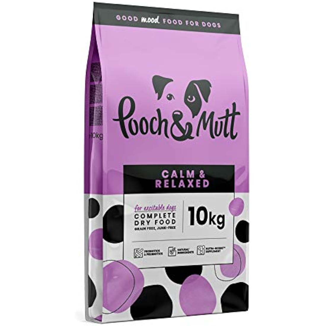 Pooch & Mutt - Calm & Relaxed, Complete Grain Free Dry Dog Food, Turkey and Sweet Potato, 10kg