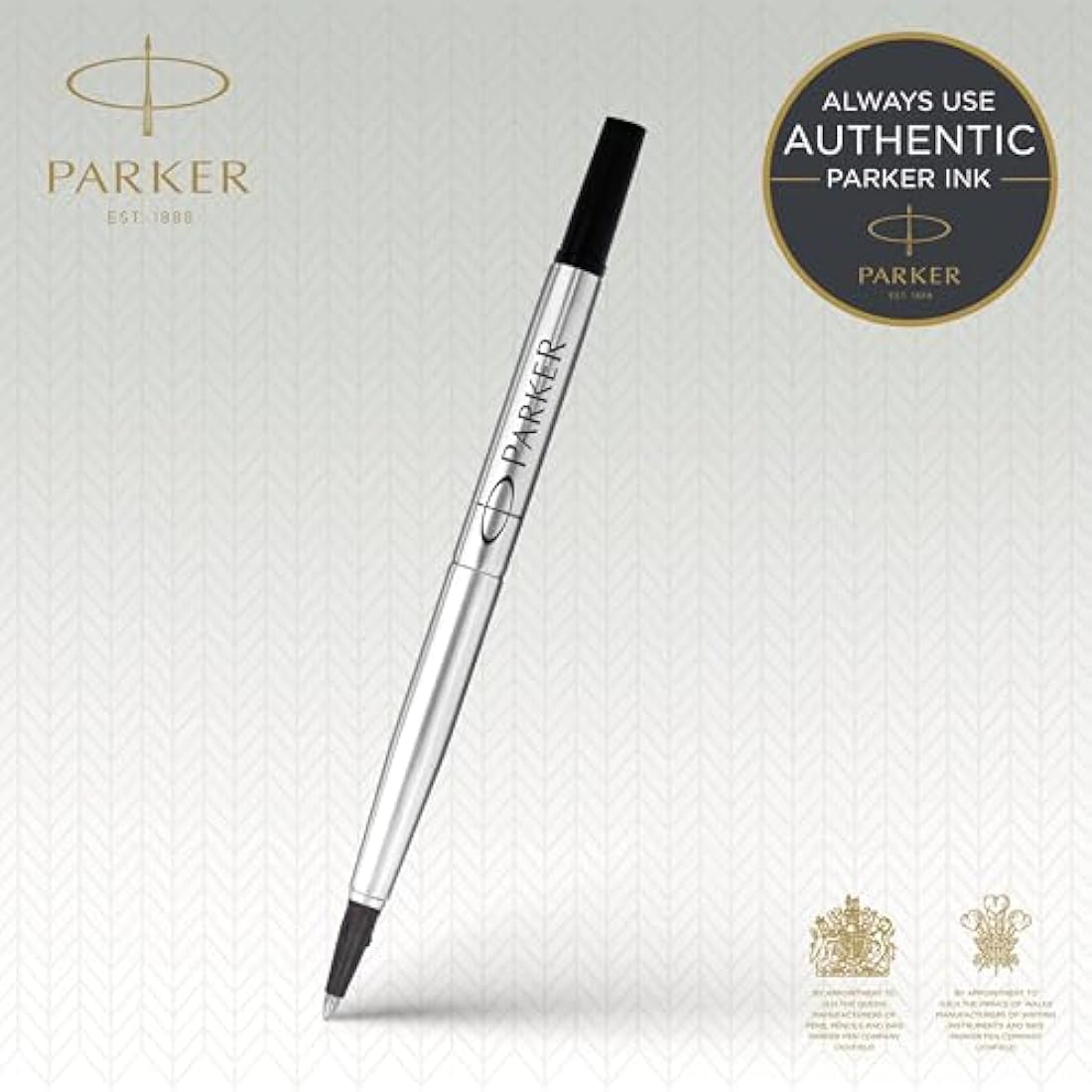 Parker Rollerball Pen Refills | Medium Point | Black QUINK Ink | 2 Count