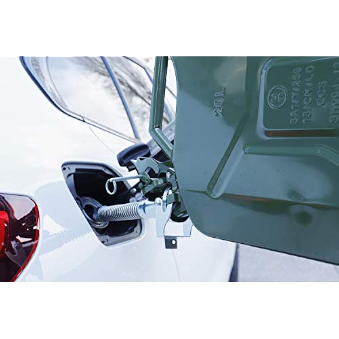 Streetwize - 20L Metal Jerry Can, Green - Fuel Storage, Petrol Can, Diesel Can, Water Storage Container (SWJC20)