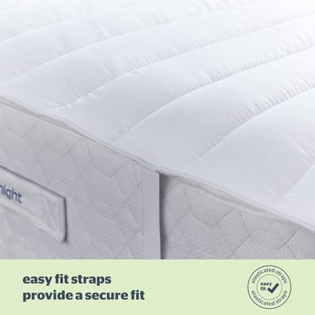 Silentnight Anti-Allergy King Mattress Topper - Thick Deep Mattress Pad Protecting Against Allergies and Dust Mites - Hypoallergenic and Machine Washable - King Bed, White
