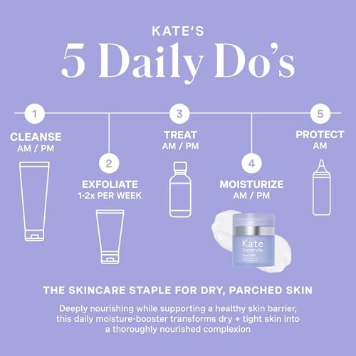 Kate Somerville Goat Milk Moisturising Cream - Deeply Hydrating Daily Face Moisturising for Dry, Tight, and Sensitive Skin, 50 mL