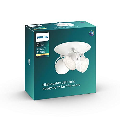 Philips MyLiving Dyna LED Spotlight Ceiling Light 3 Bulbs  Black Black