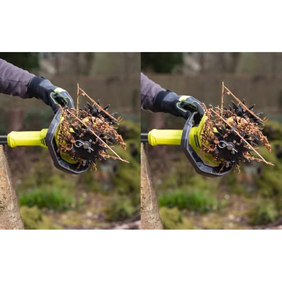 RYOBI RY18CVA-0 18V ONE+ Cordless Garden Cultivator (Bare Tool), Hyper Green