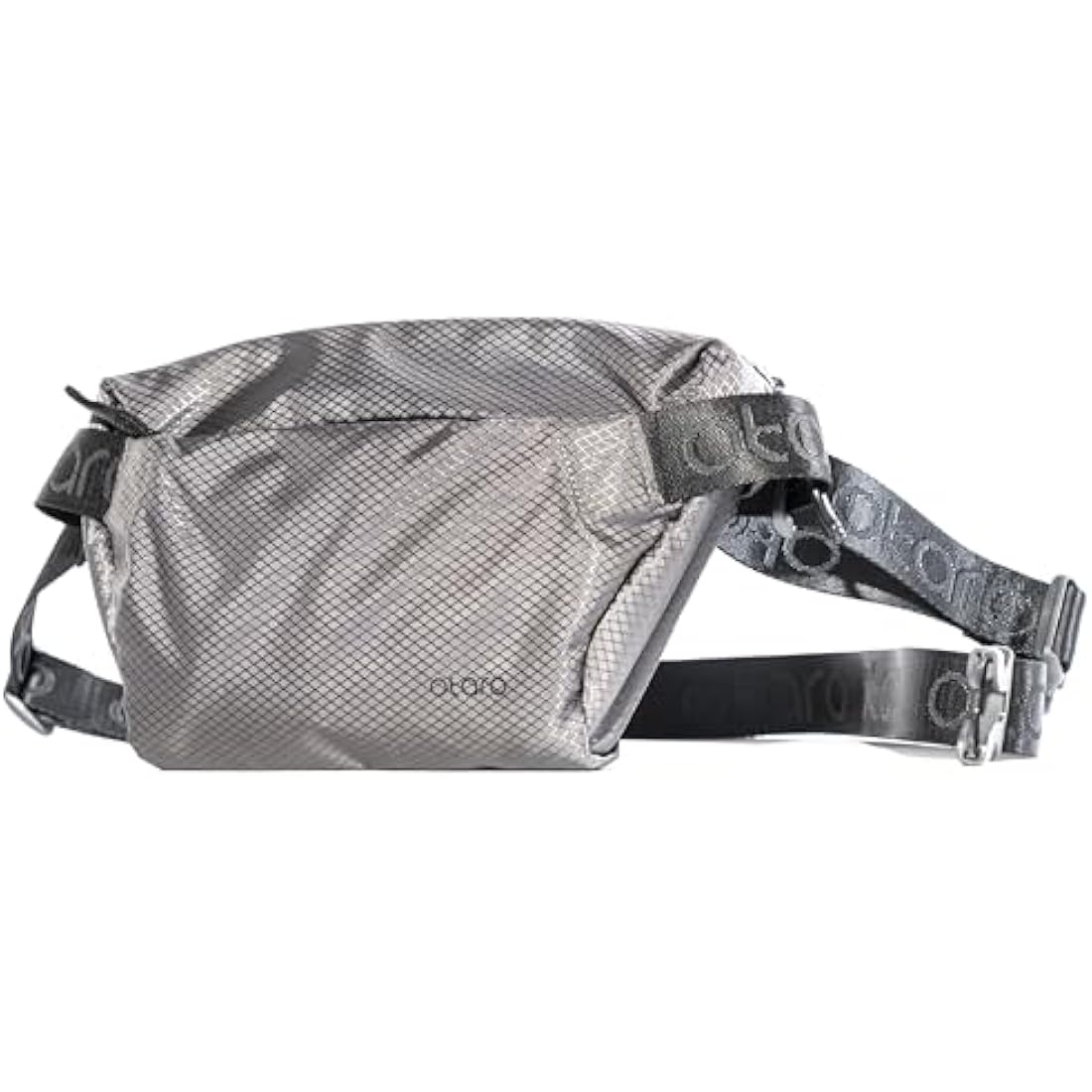 OTARO Bum Bag | Belt Bag Waist Bag | Unisex | Ideal for Travel, Skiing & Sports | Waterproof Stylish Nylon Grey Waist Fanny Pack for Outdoor Travel Hiking Dog Training Men, gray, standard size