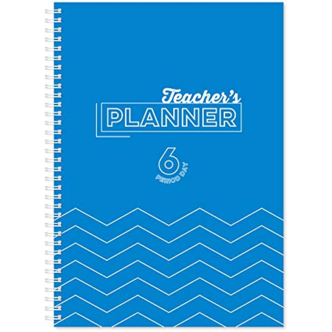 Silvine A4 Teacher's Academic Planner with Durable Hardback Covers and 204 x6 Period Planner Pages, Blue