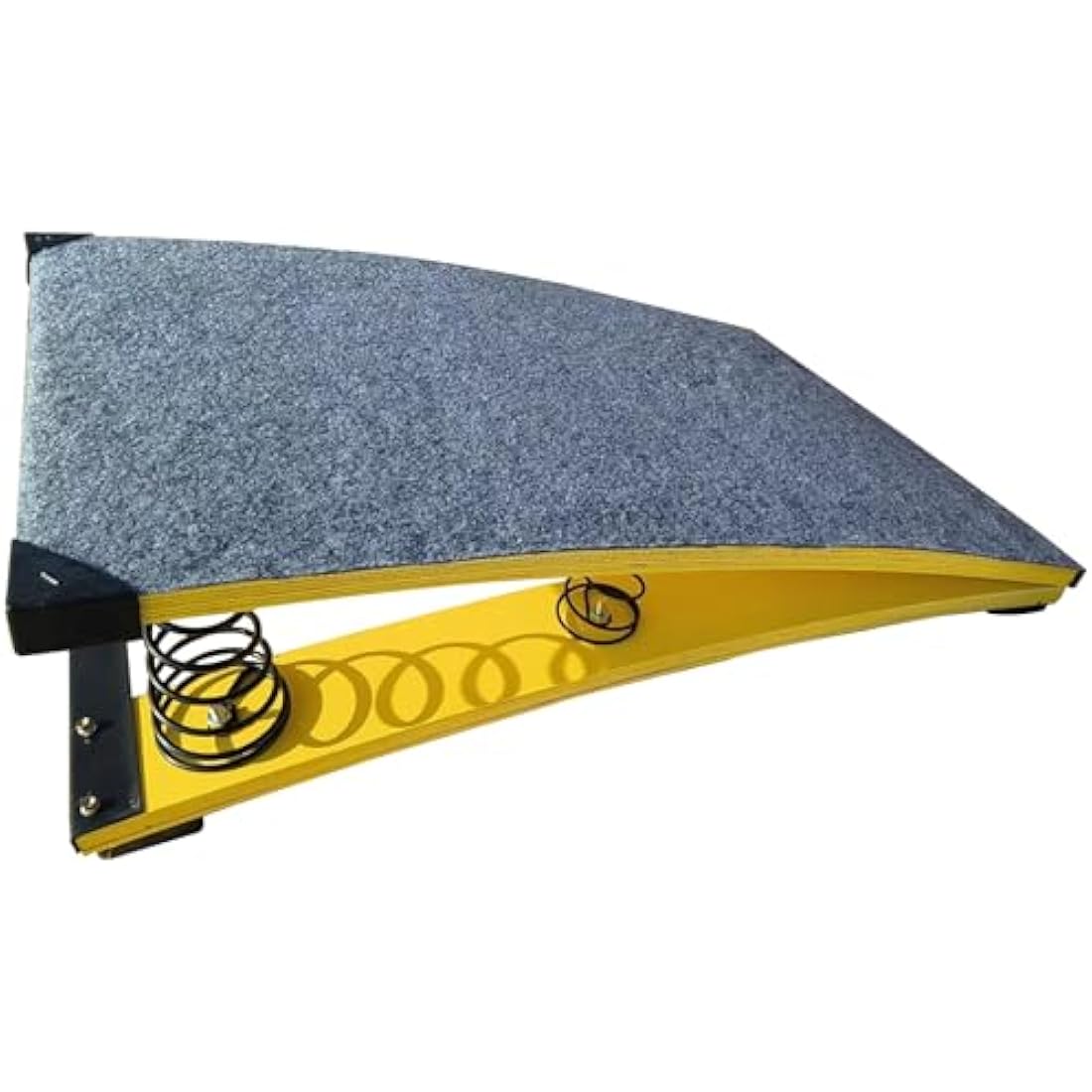 ZOUXIKOU Gymnastics Springboard for Kids Vaulting Training Fitness Playing, Portable Curved Spring Board, Hard Wood Practice Equipment, Elastic Board for Home Room Athletics Training
