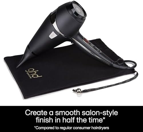 ghd Air Hair Dryer - Salon-Finish, 2X Faster Dying, Reduced Frizz - for All Hair Types (UK Plug)
