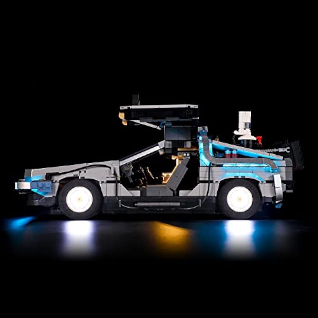 BRIKSMAX Light For Lego Back-to-the-Future-Time-Machine 10300 - Led Lighting Kit Compatible with Lego Creator Expert 10300 - Not Include the Lego Set