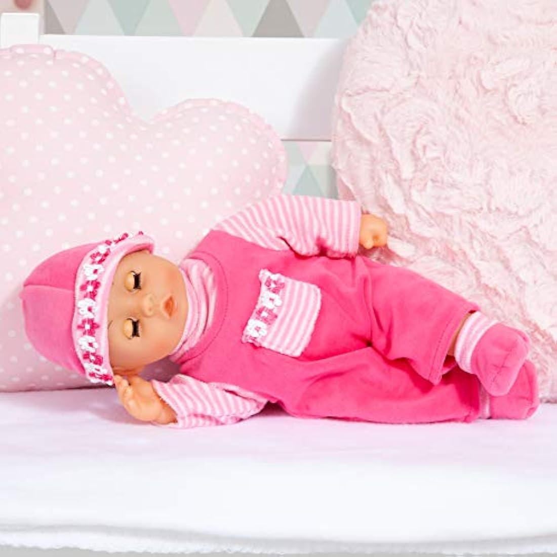 Bayer Design 15inch First Words Baby Doll (Pink)