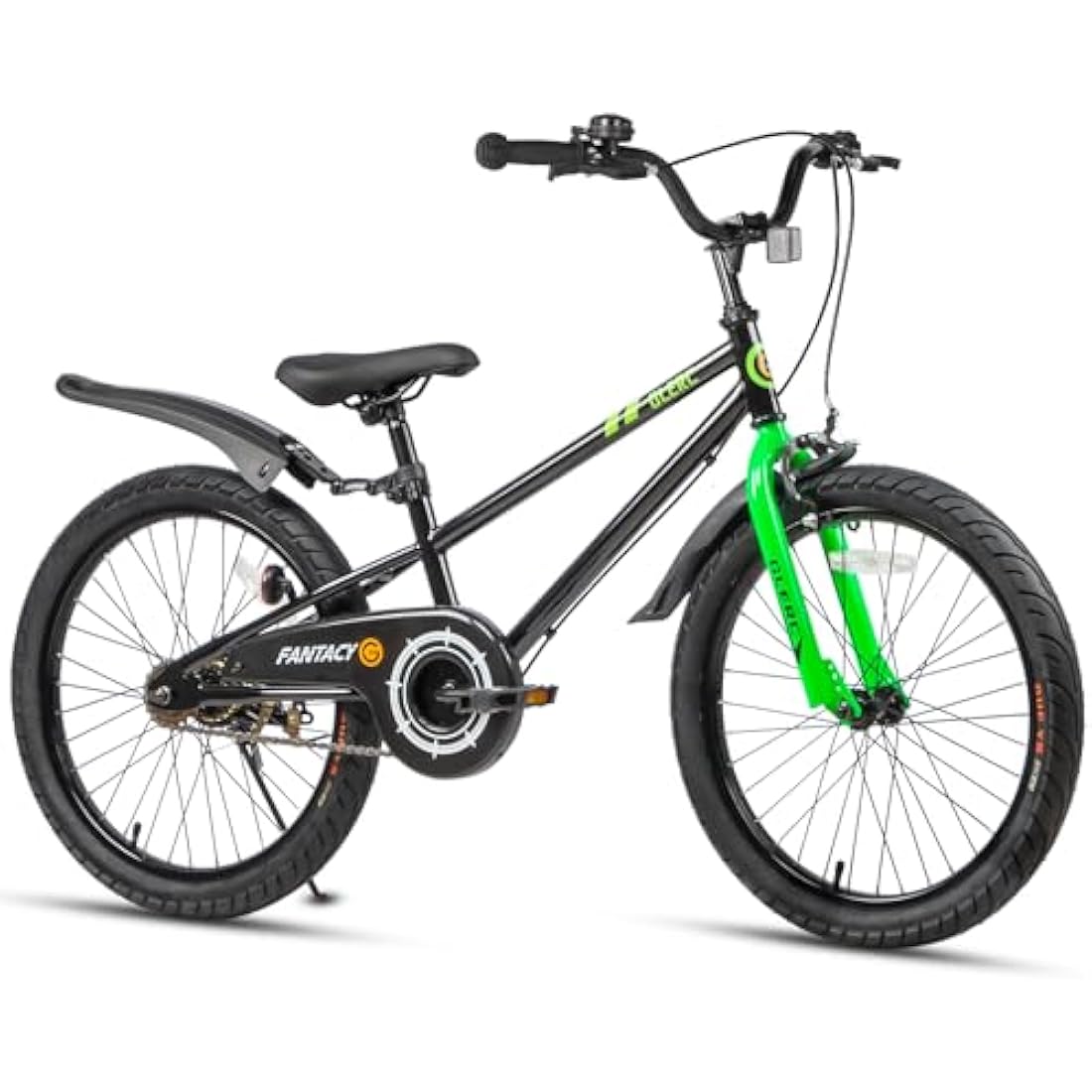 Glerc Fantacy 20 Inch Kids Bike for 2-14 Years Old Boys Girls with Water Bottle Holder & Stabilisers, Multiple Colors