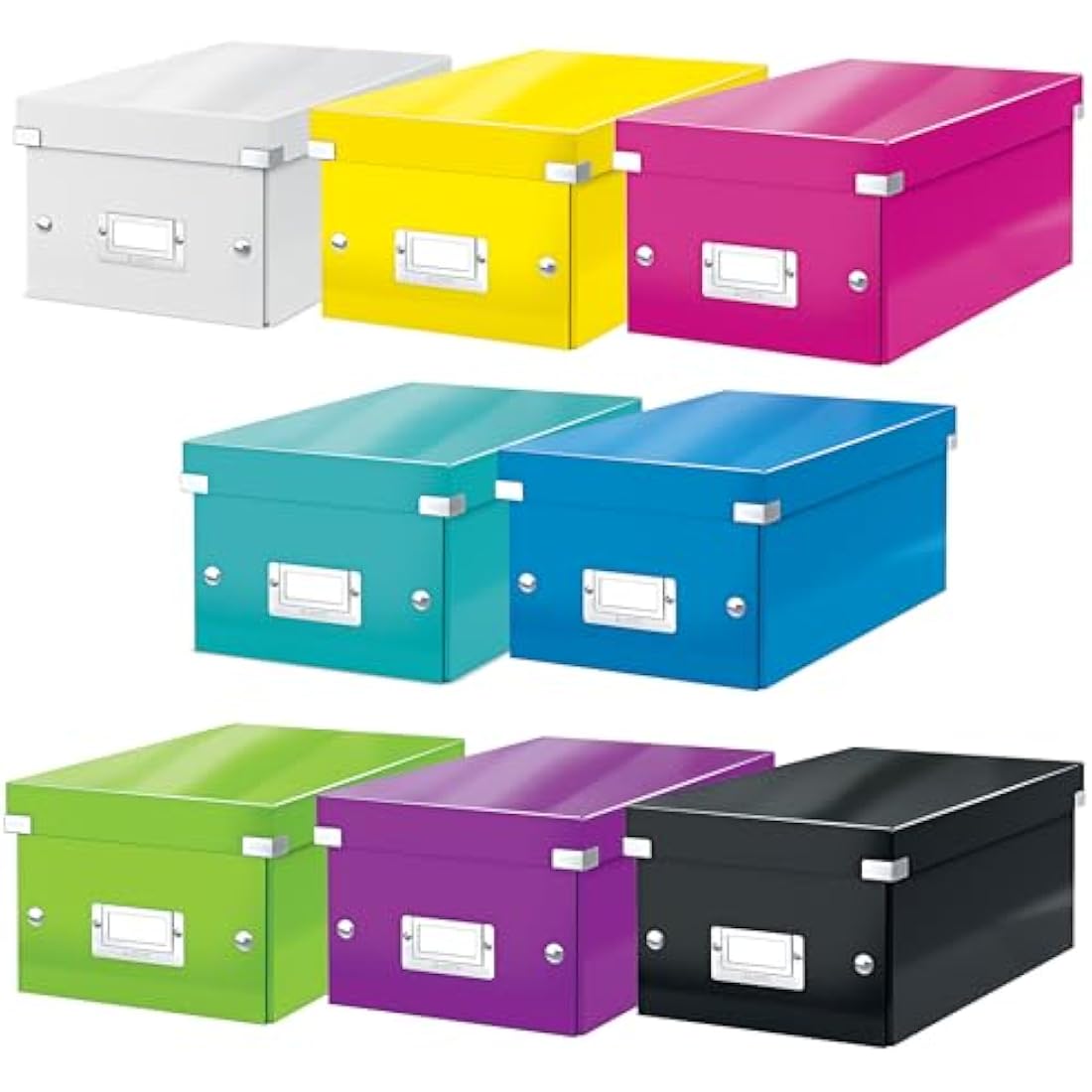 Leitz DVD Storage Box, Ice Blue, Click and Store Range, 60420051