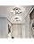 EIDISUNY LED Ceiling Light Modern 27cm Silver 2 Square Simple Ceiling Light Fixture LED for Corridor Kitchen Stairs Hallway Study Room Bedroom Living Room - Chrome 22W （Natural 4500K.