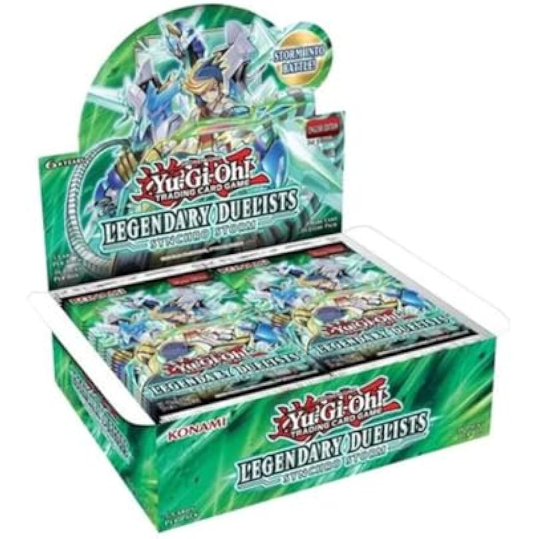 Yu-Gi-Oh! Trading Cards Yugioh Legendary Duelists Synchro Storm Booster Box - 36 Packs, Clear