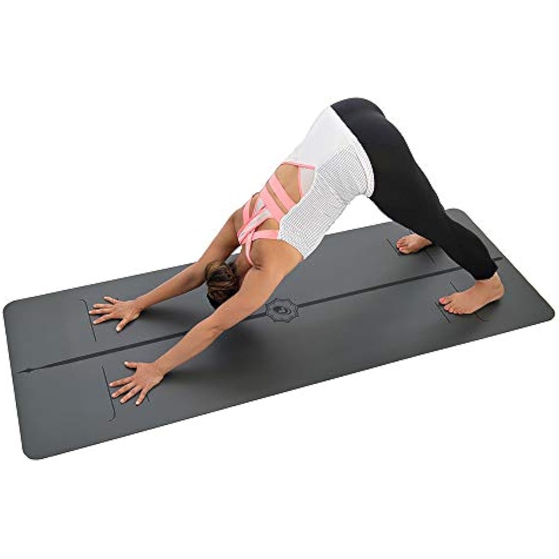 Liforme Evolve Yoga Mat – Free Yoga Bag, Patented Alignment System, Warrior-like Grip, Non-slip, Eco-friendly and Biodegradable, sweat-resistant, long, wide and 4.2mm thick mat for comfort