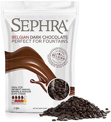 Sephra Belgian Couverture Fountain Ready Chocolate Callets - Dark (2.5kg)