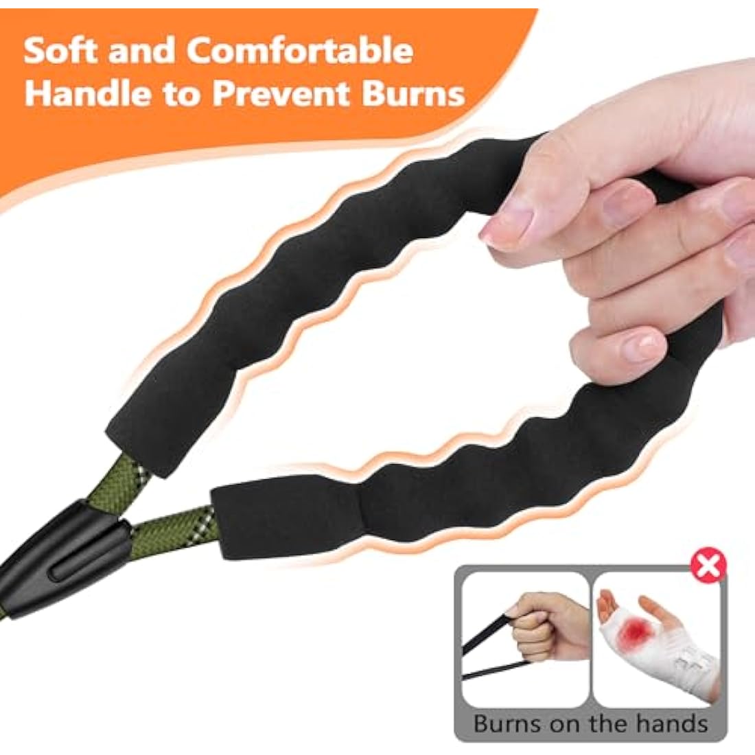 X XBEN Training Leads for Dogs, 3M 5M 10M 15M 20M 25M 30M Strong Rope Long line Dog Lead Leash with Soft Padded Handle and Heavy Duty Hook, Reflective Recall Training Leads for Large Medium Small Dog