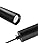 Vecys 2PCS Modern COB LED Cylinder Pendant Light 5W COB Patch Cylindrical Long Tube Chandelier φ4*30.5CM Cylinder Chandeliers for Indoor Kitchen Island Dining Room Shop Bar Counter, Black