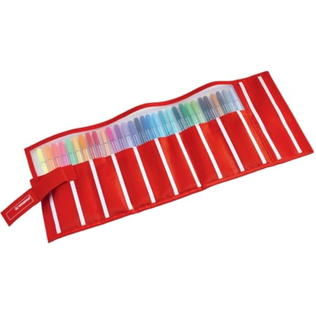 STABILO Pen 68 - Premium Fibre-Tip Pen - Rollerset of 30 - Assorted Colours including 5 Neon Colours