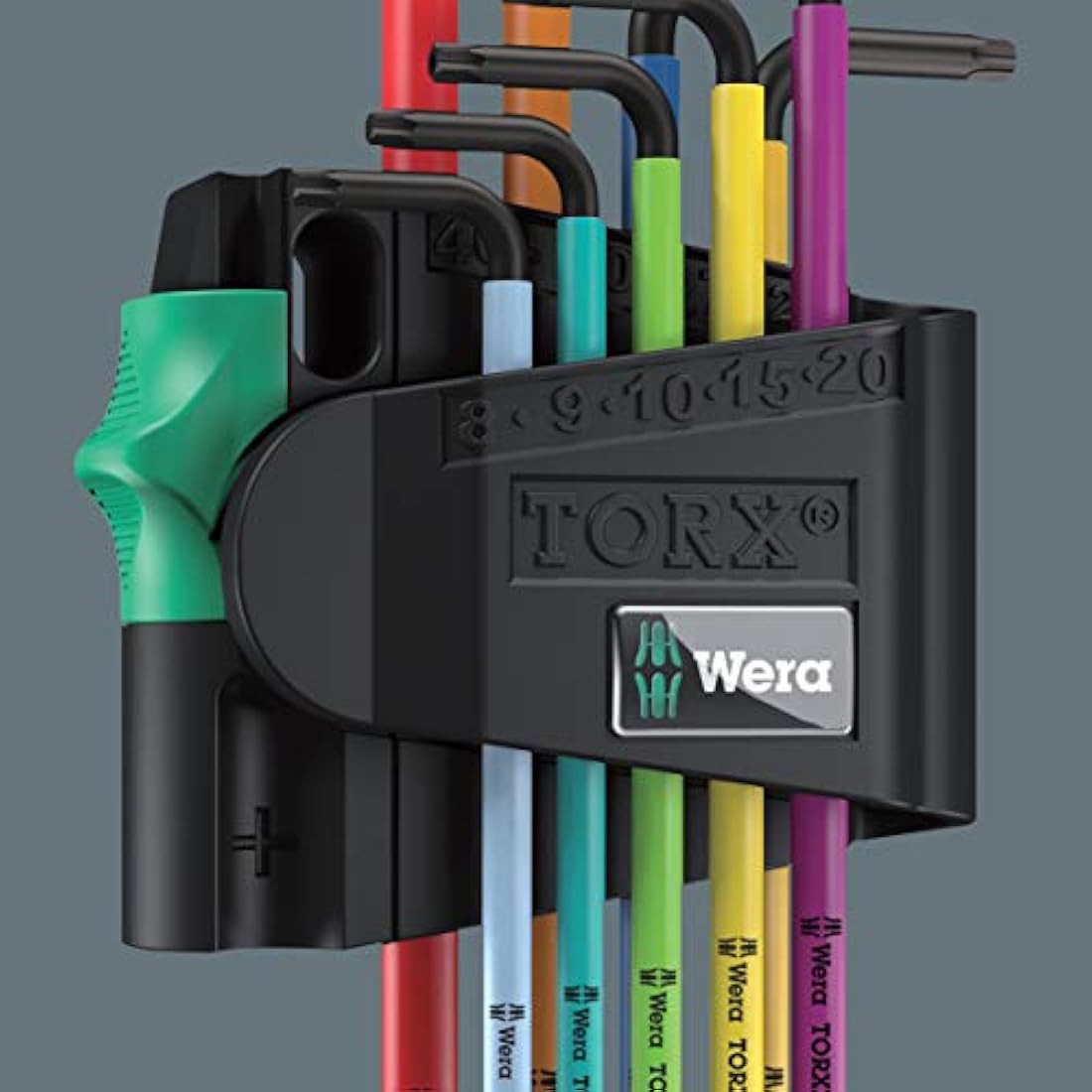 Wera 967SPKL/9BO Multicolour TX-key set, TX8 - TX40, 9pc, 05073599001