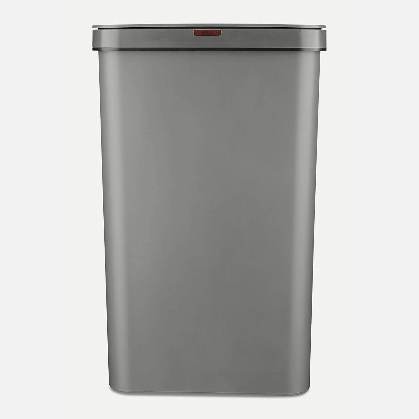 Tower T838005G Sensor Bin with Retainer Ring, Battery-Operated, 50L, Grey