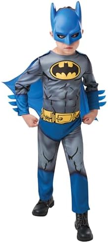 Rubie's Official Batman Comic Child's Classic Costume, Superhero Fancy Dress
