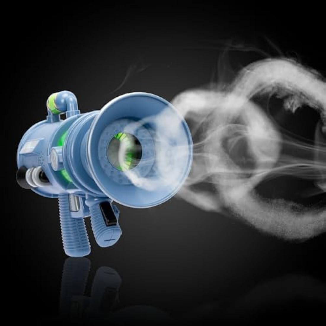 Despicable Me 4 The Ultimate Fart Blaster; Blasts out REAL Fart Rings of fog; Plays 15 Different Fart Sounds Lights Up and Emits Smells; It Includes 2 Different Scented Fart Formulas