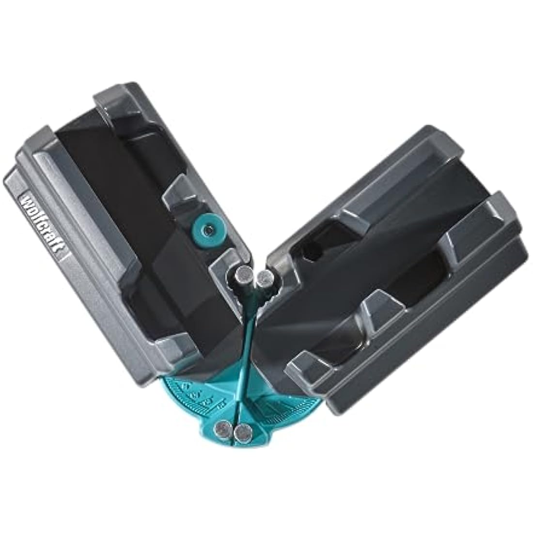 wolfcraft Bevel and Mitre Box, 100 mm I 6948200 I 2-in-1 Product for Precise baseboards with Automatic Mitre Transfer - Made in Europe