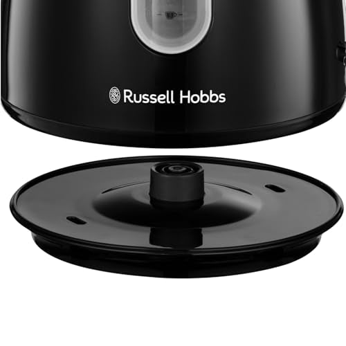 Russell Hobbs Electric Kettle (For Hot Water, Tea or Coffee, 1.5L, Fast Boil, Stainless steel with grey accents, Pull off lid, Perfect pour spout,