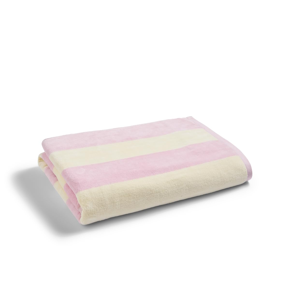 Christy Ice Cream Stripe Beach Towel | Extra Large | Sand Free | 100% Cotton | Luxury Super Soft Velour Front | Quick Dry Towelling Rear