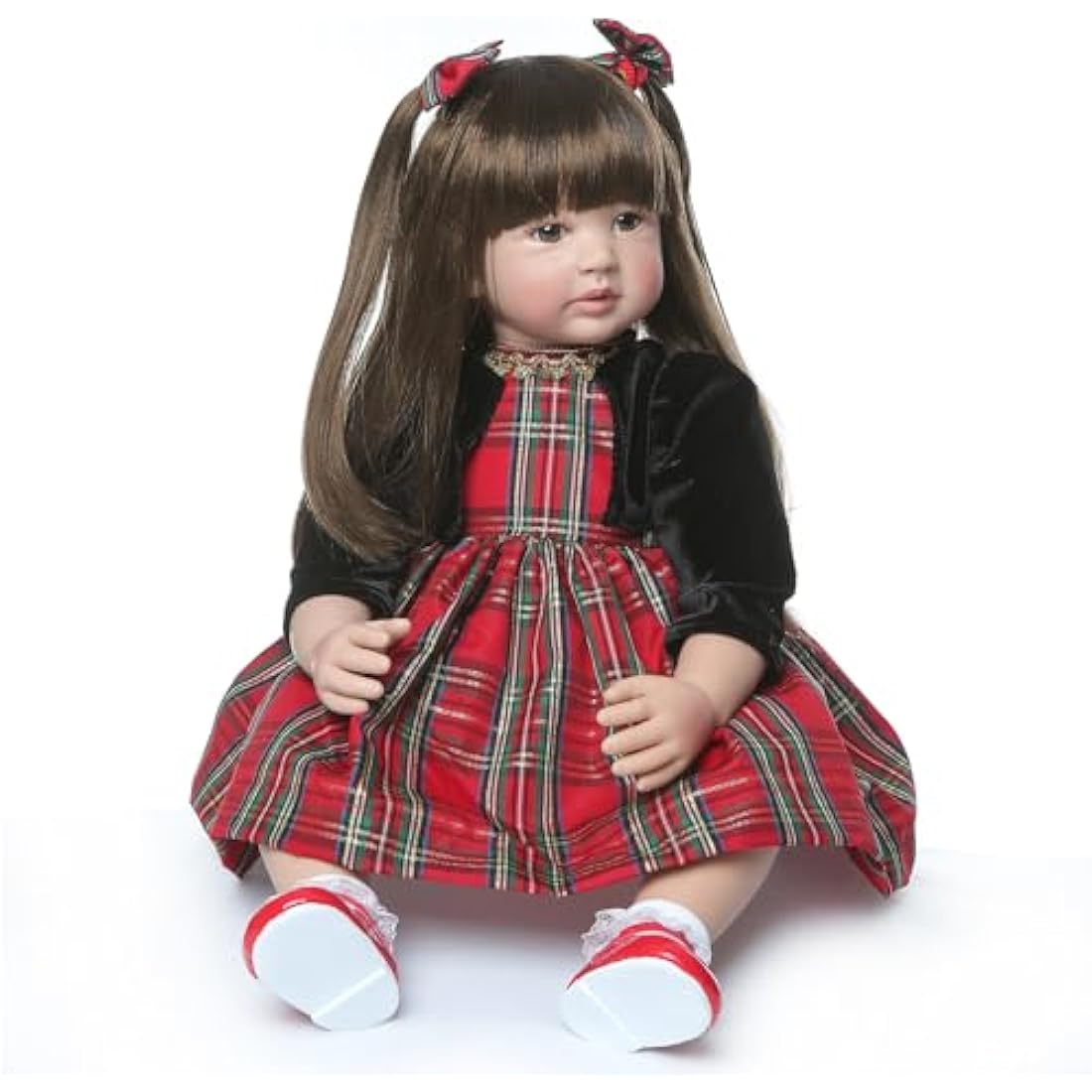 ZIYIUI Realistic Reborn Baby Dolls 24 Inch 60 Cm That Baby Looks Real Doll Soft Silicone Vinyl Reborn Girl Toddler Birthday Gift Toys