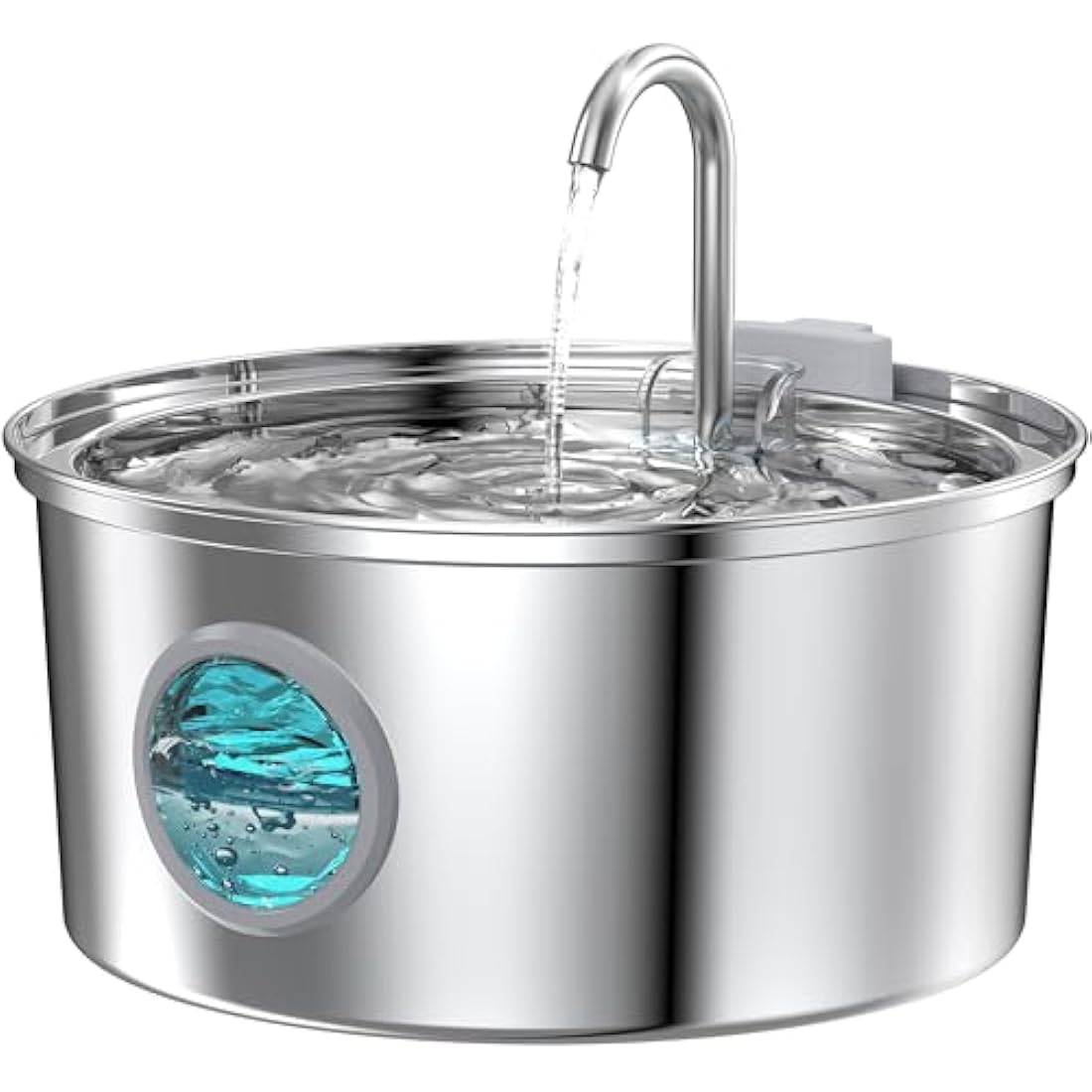 Cat Water Fountain for Drinking: Quiet Cat Water Fountain Stainless Steel - 108oz/3.2L Cats fountains - Pet Waterer Fountains - Vailable for Dogs and Cats