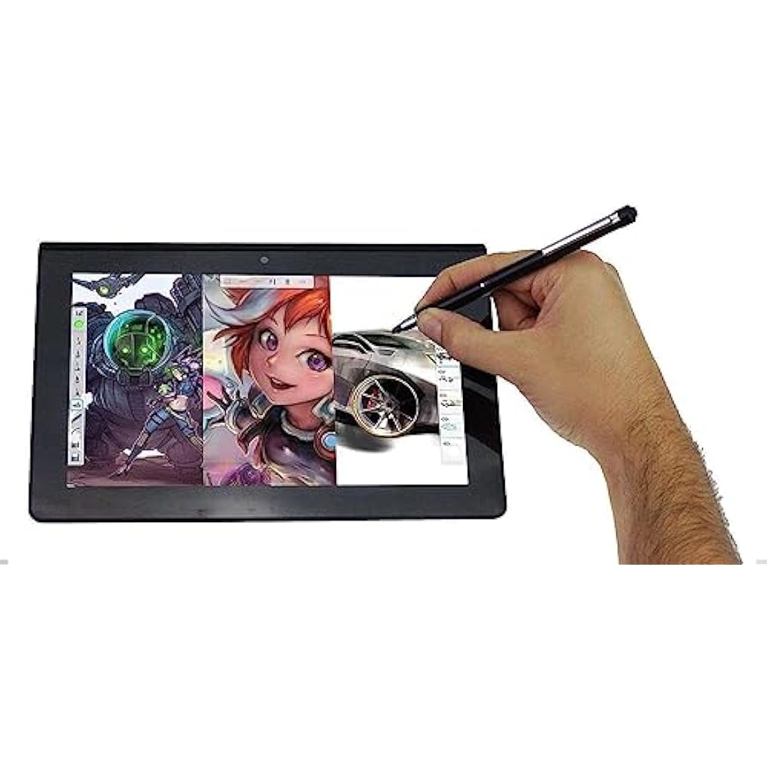 Broonel Black Fine Point Digital Active Stylus Pen - Compatible With Lenovo Yoga 6 Gen 7 (13.3" AMD)