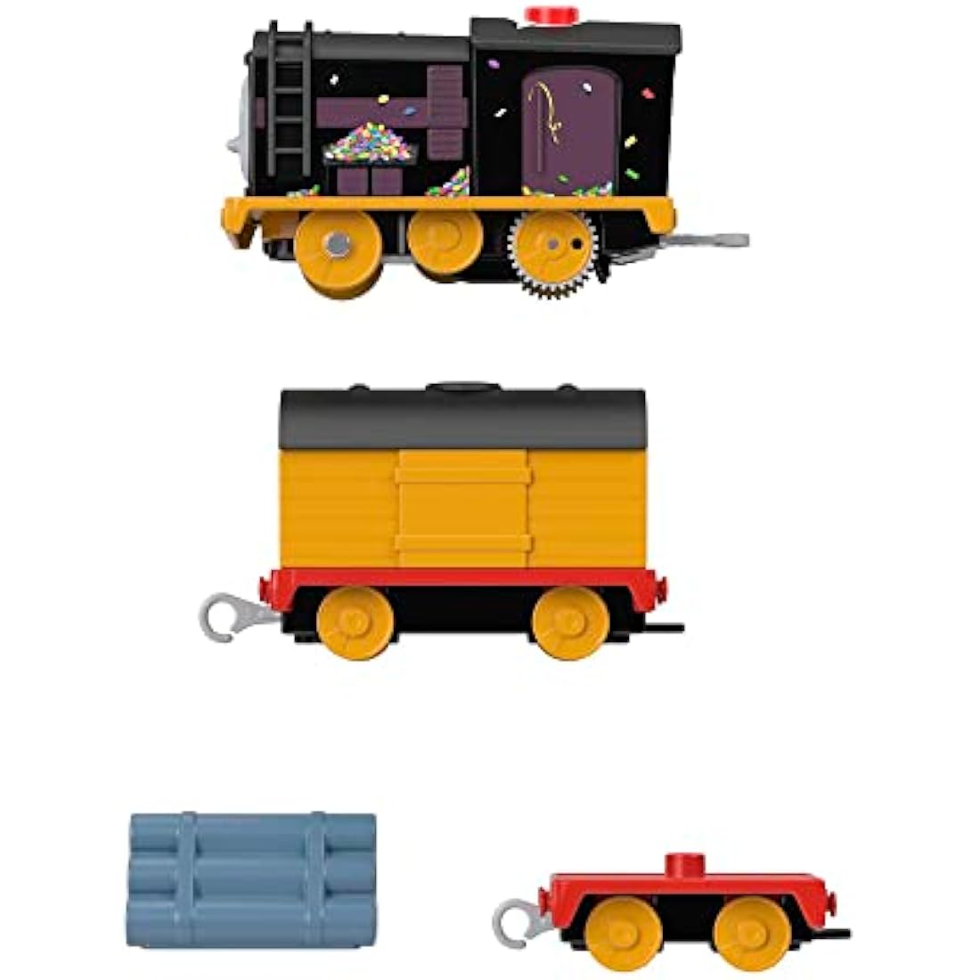 Thomas & Friends Talking Diesel Toy Train with Sounds & Phrases, UK English Version, Battery-Powered Motorized Engine with Tender, HNN85