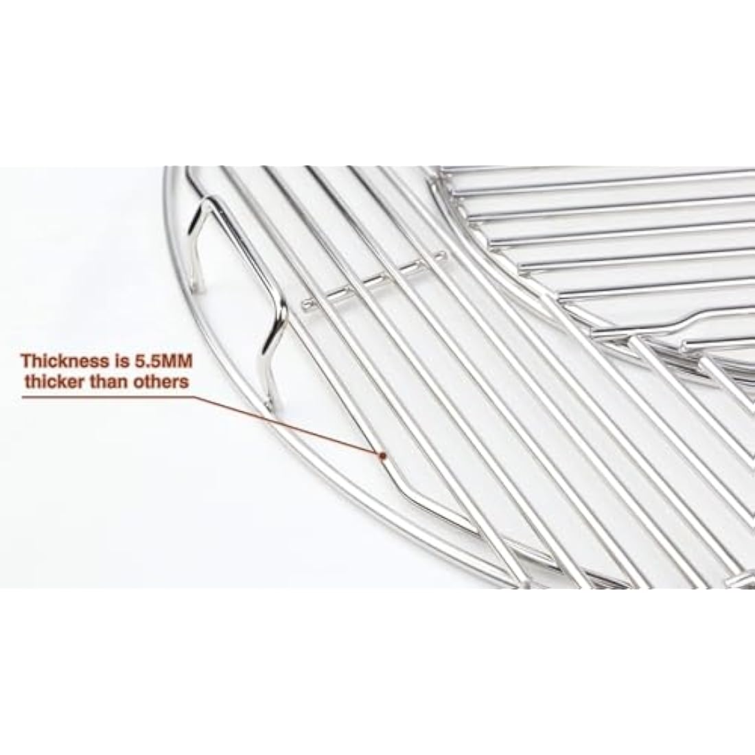 GFTIME Hinged Round Cooking Grate Grill Replacement Parts for Weber 57cm Charcoal grills Spare Parts Gourmet Chrome plated For Weber 8835, One-Touch, Performer, Bar-B-Kettle and Master-Touch