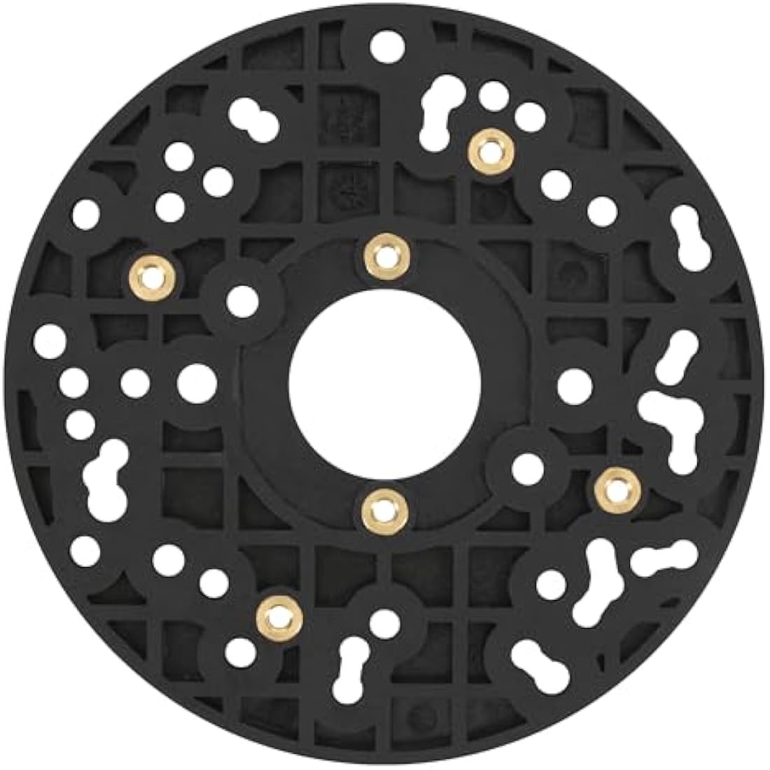 Trend Universal Plunge Router Sub-Base, 150mm, Enhanced Compatibility for 1/4 Inch Plunge Routers, UNIBASE/150