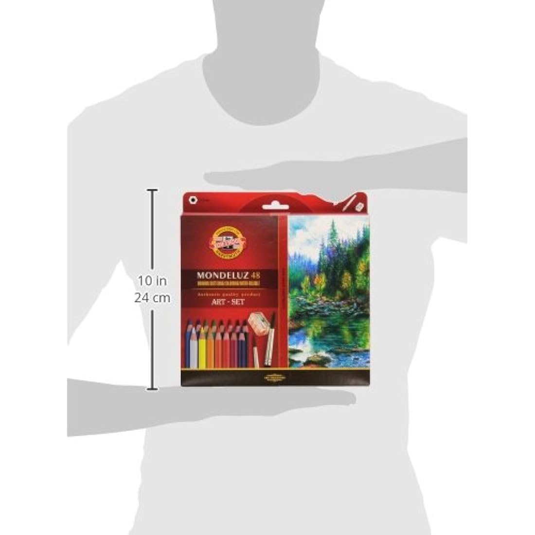 KOH-I-NOOR 3713 Mondeluz Aquarell Coloured Pencils - Assorted Colour (Set of 48)
