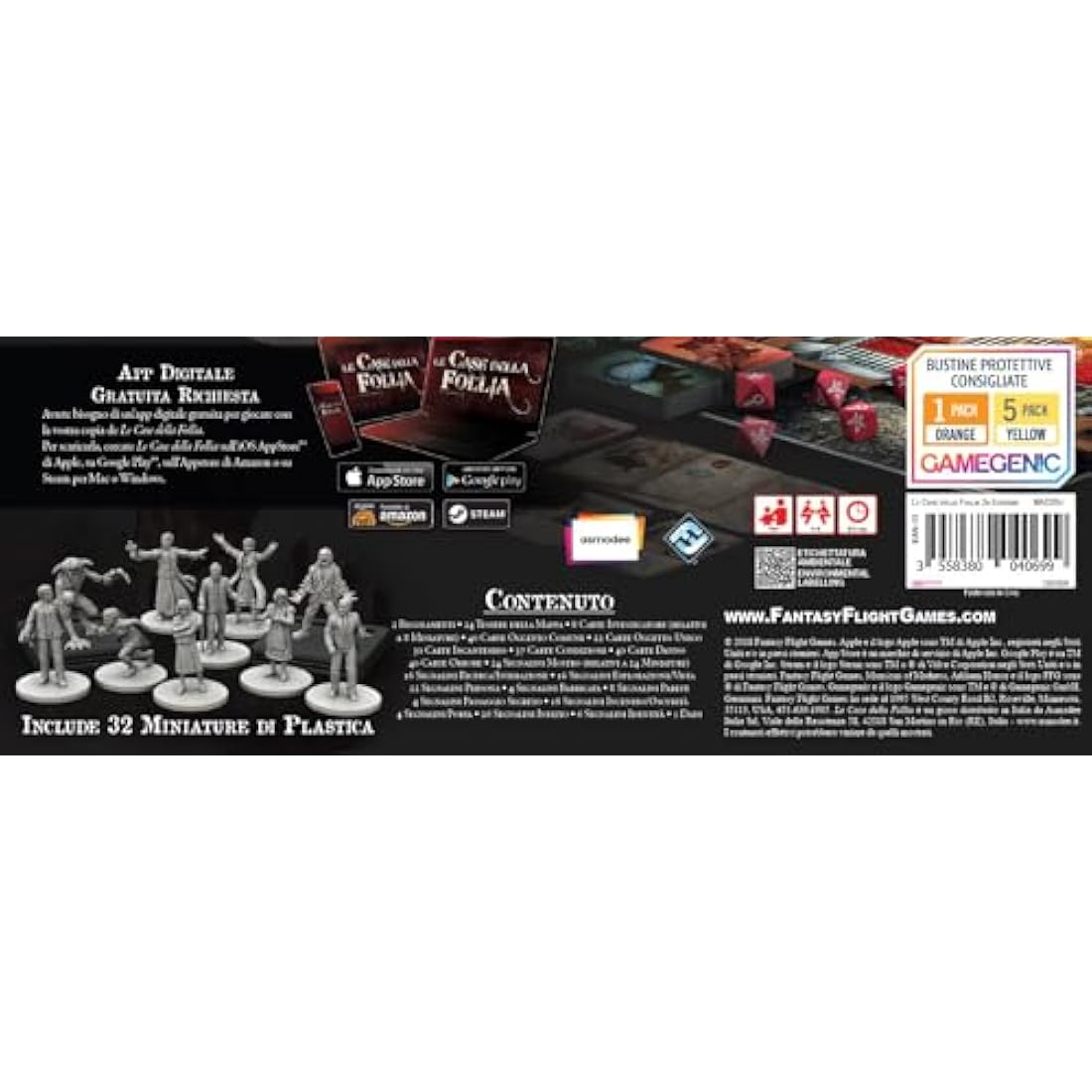 Asmodee: Le Case della Madness Board Game with App, 1-5 Players, 14+ Years, Italian Edition