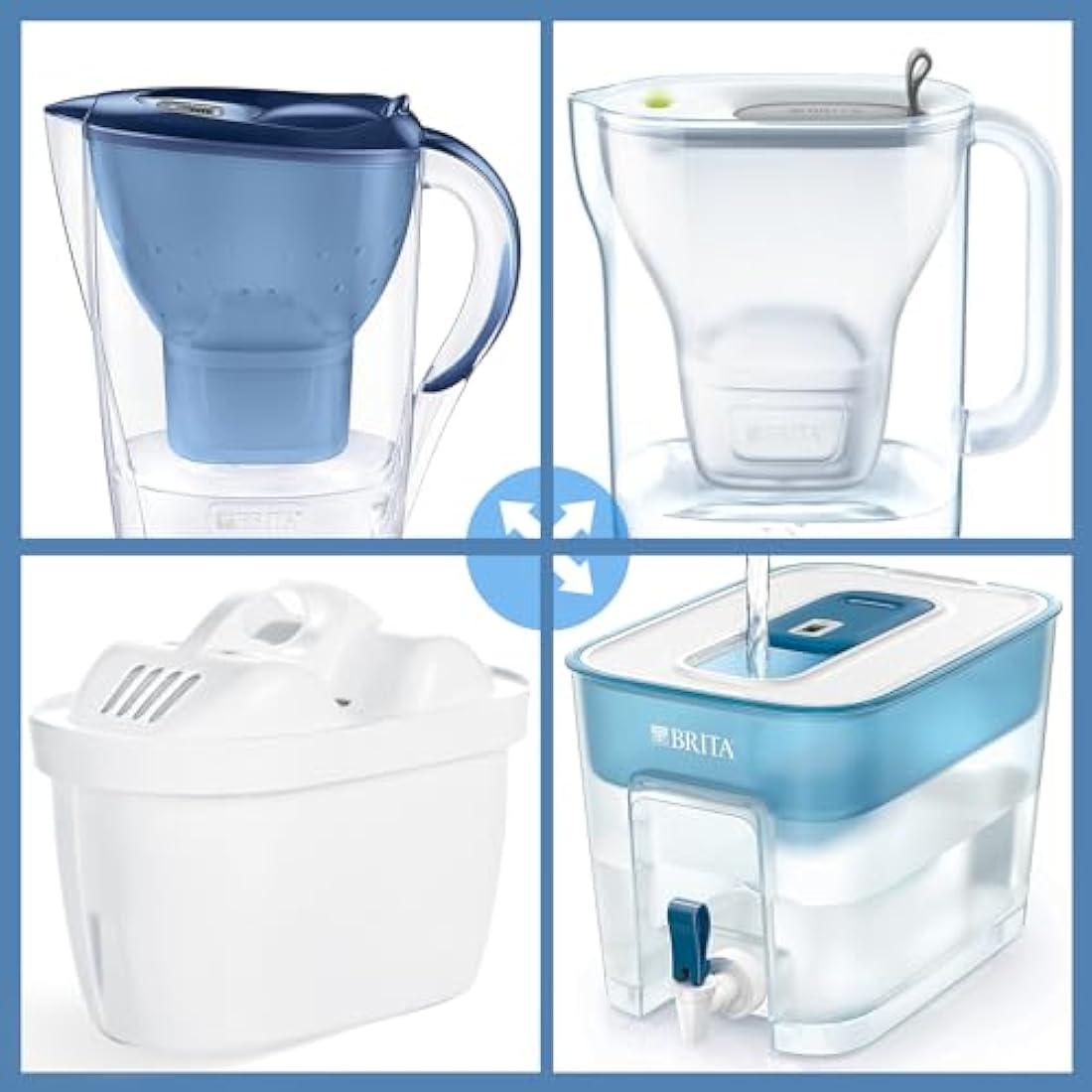 Watus Water Filter Cartridges, for Brita Water Filter Cartridges, Brita Maxtra Pro, Maxtra Plus, Made in Germany, Reduces Lead, Chlorine, Heavy Metals and Limescale in Water (12)