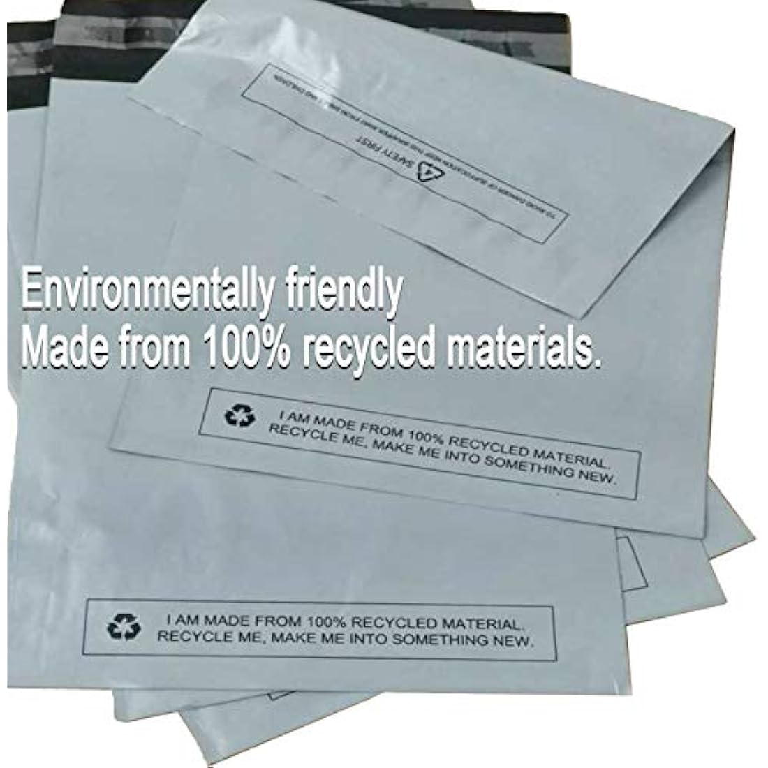 Large 25x Grey Mailing Bags 17” x 22” Polythene Self Seal Big Plastic Envelopes 100% Recyclable - Parcel Postal Postage Packaging Bags Strong Packaging Bags