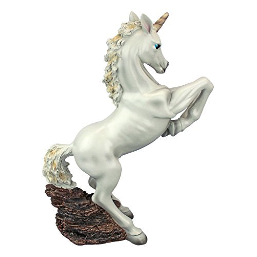 Design Toscano Enchanted Unicorn Horse Garden Statue, 42 cm, Polyresin, Full Colour