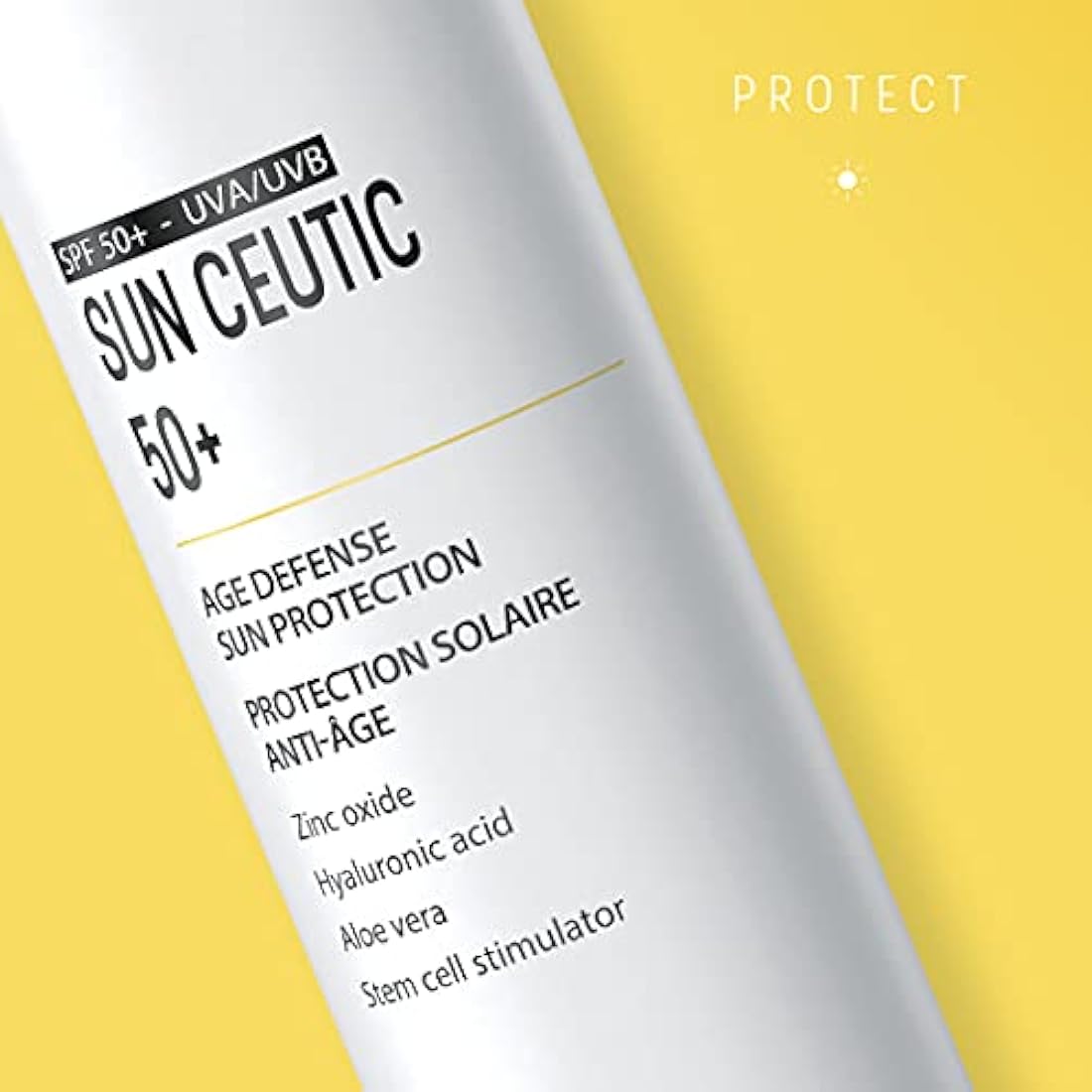 Dermaceutic Sun Ceutic 50+ - Sun cream SPF 50+ - Full spectrum protection sunscreen with powerful UVA/UVB filters - Defense face sun block - 50ml