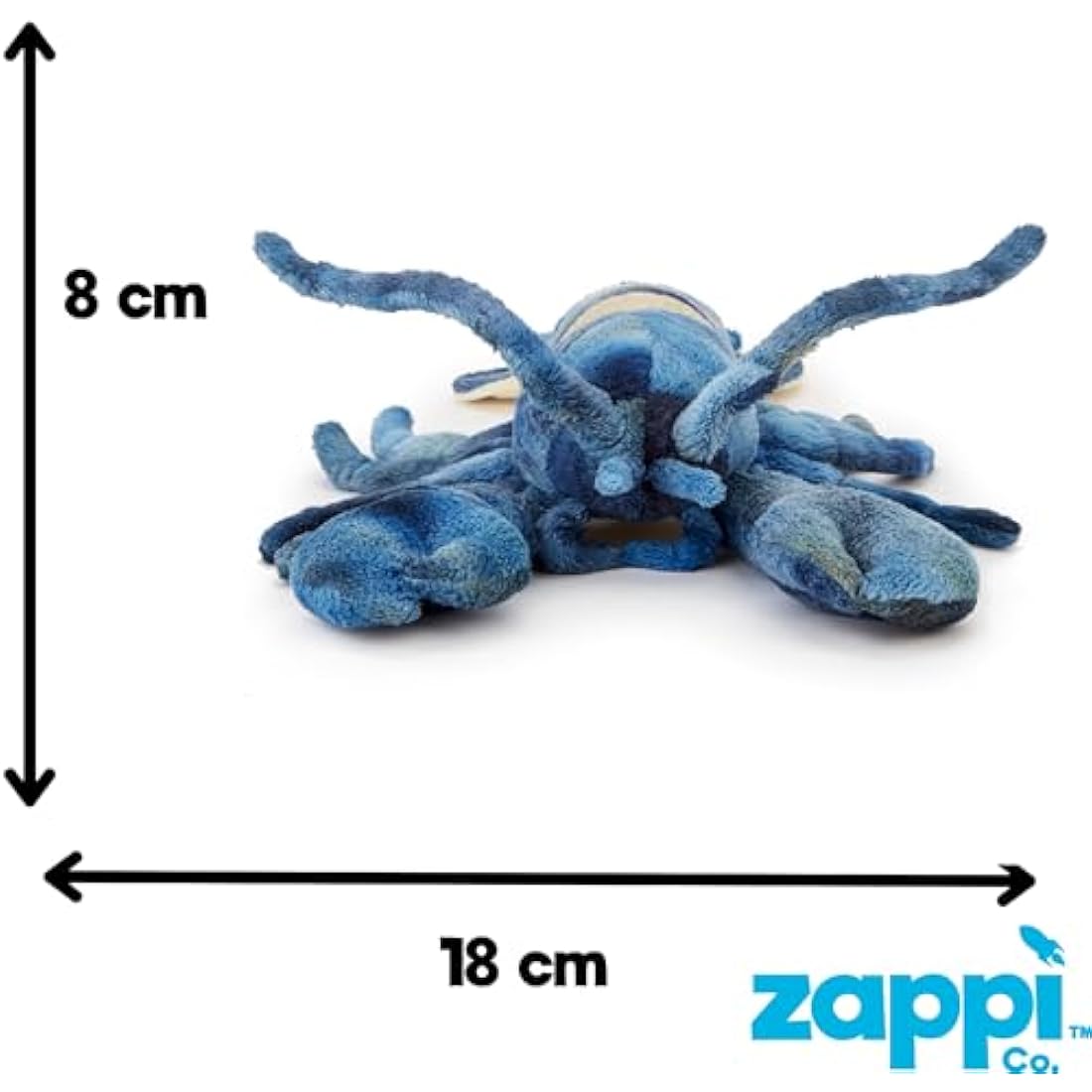 Zappi Co Plush Children's Stuffed Soft Cuddly Plush Toy-Part of Safari Animals Collection, Perfect for Kids (33cm Depth)(Common Lobster)
