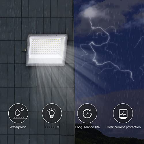 Tayire 200W LED Floodlight Outdoor, 20000LM LED Security Lights, Cold White 6500K, Super Bright Led Spot Lights, Waterproof IP65, Wall Light Work