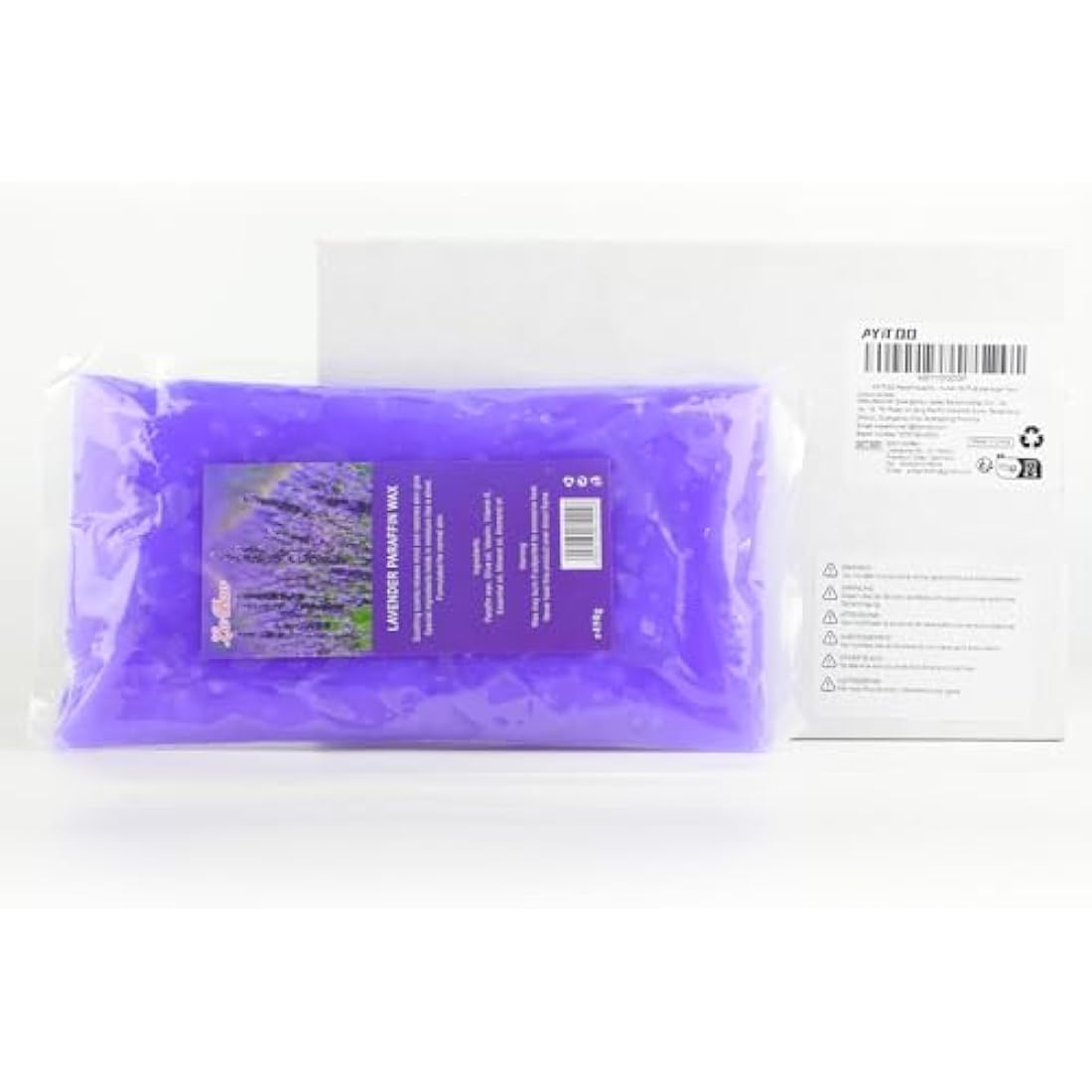 AYITOO Paraffin Wax Lavender 2700g, Paraffin Wax for Hands and Feet Aesthetic Treatments Moisturizing Deeply Hydrates, Paraffin Wax Block Set 450 x 6 pcs for Family, Elderly