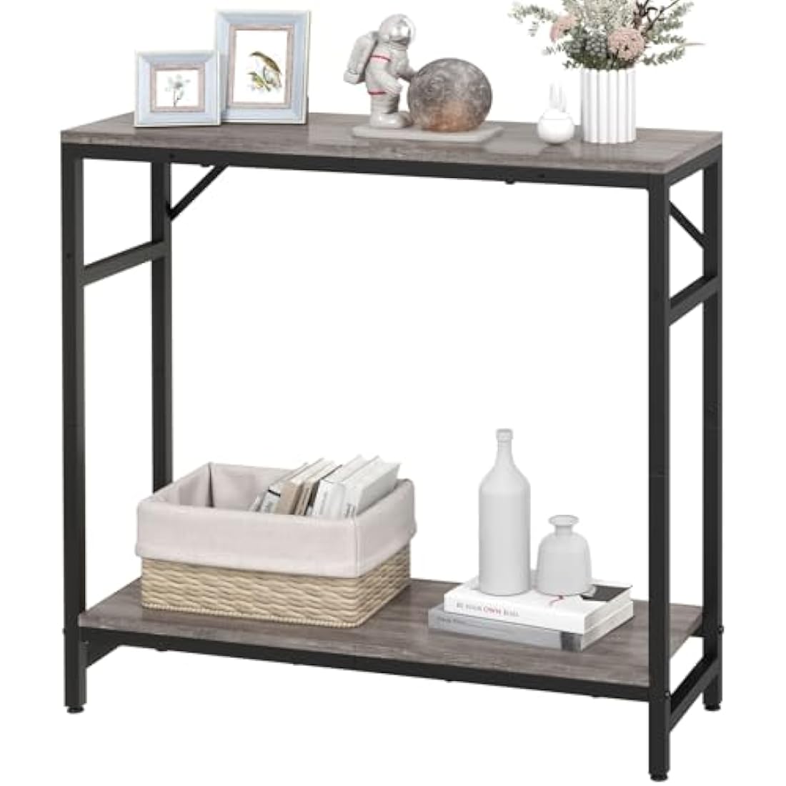 Livofloral Entryway Table, Narrow Sofa & Console Tables, Behind Couch Table for Hallway Bedroom Living Room Foyer Office